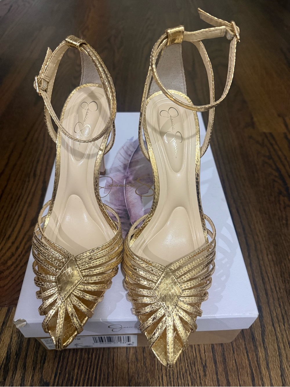 Jessica Simpson JS-Pavari Gold  Snake 7m Excellent